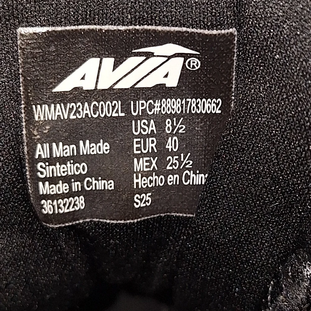 AVIA Women's Size 8.5 Air Athletic‎ Sneaker Odor Control Memory Foam 3613238